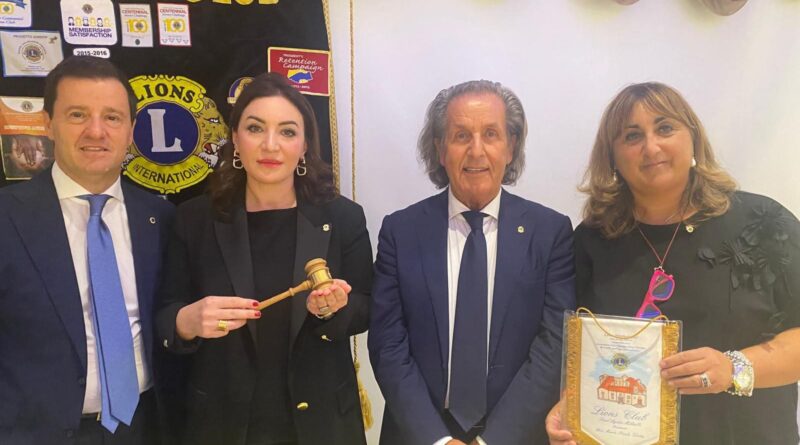 Lions Club Sant’Agata Militello, Maria Paola Liotta alla presidenza: territorio, giovani e prevenzione al centro del nuovo anno sociale
