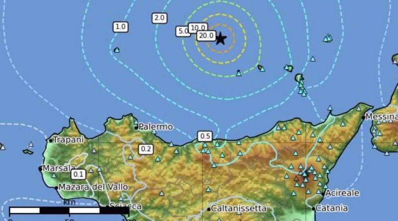 Sicilia, il Tirreno continua a tremare: oltre 150 scosse dopo il terremoto di magnitudo 5,5