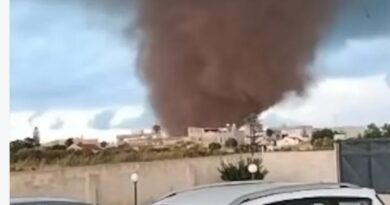 MARSALA E PETROSINO DEVASTATE DALLA TROMBA D’ARIA: SCUOLE DANNEGGIATE, AUTO RIBALTATE E NUMEROSI FERITI